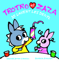 Image de Trotro et Zaza se lavent les dents