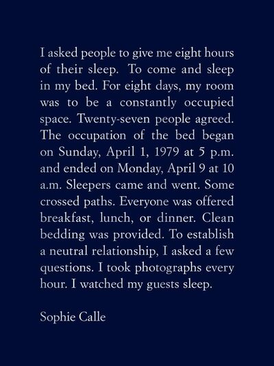 Image de Sophie Calle