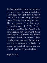 Image de Sophie Calle