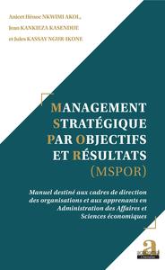 Image de Management Stratégique par Objectifs et Résultats (MSPOR)