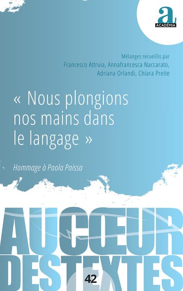 Image de « Nous plongions nos mains dans le langage »