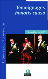 Image de Témoignages honoris Causa