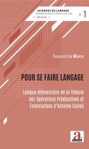 Image de Pour se faire langage