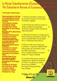 Picture of Revue subsaharienne d'économie et de finance