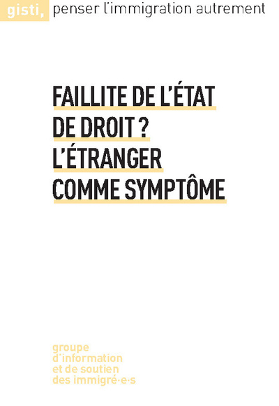 Image de Faillite de l'État de droit&#8201;? L'étranger comme symptôme