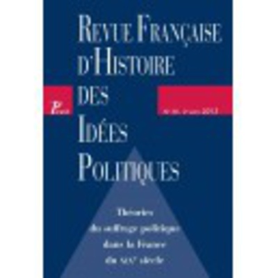 Image de Revue française d'histoire des idées politiques - 38