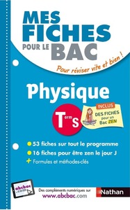 Image de Mes fiches pour le BAC Physique Term S