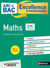Image de ABC BAC Excellence Maths 1re