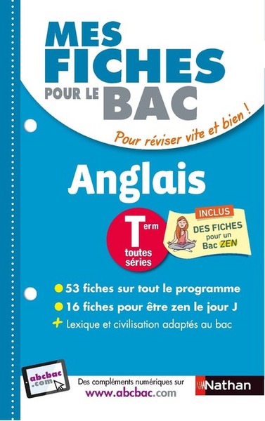 Image de Mes fiches ABC du BAC Anglais Term toutes séries