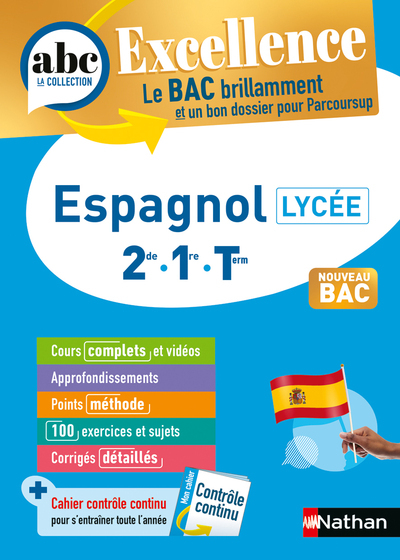 Image de ABC BAC Excellence Espagnol 2de, 1re, Term.