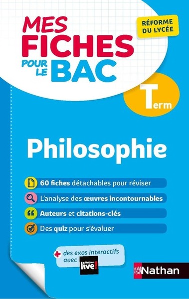 Picture of Mes Fiches pour le BAC Philosophie Terminale