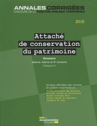 Picture of Attaché de conservation du patrimoine 2016 concours externe, interne, ...