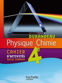 Image de Physique-Chimie 4e - Cahier d'activités Socle commun - Edition 2011