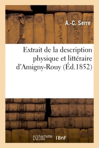 Image de Extrait de la description physique et littéraire d'Amigny-Rouy