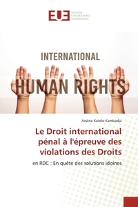 Picture of Le Droit international pénal à l'épreuve des violations des Droits