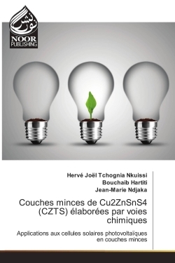 Image de Couches minces de Cu2ZnSnS4 (CZTS) élaborées par voies chimiques
