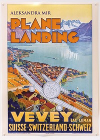 Picture of Plane Landing Vevey