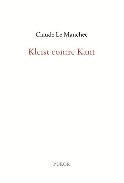 Image de Kleist contre Kant