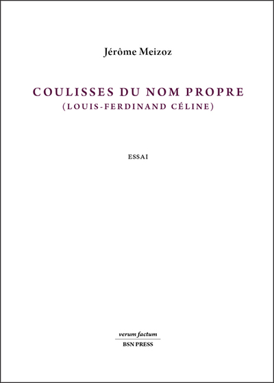 Picture of Coulisses du nom propre