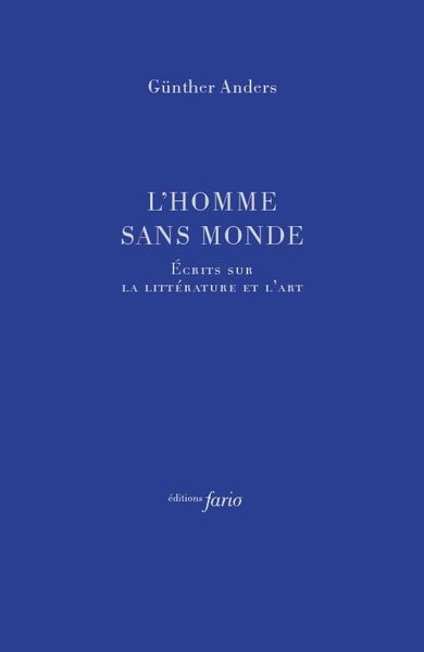 Image de L' Homme sans monde