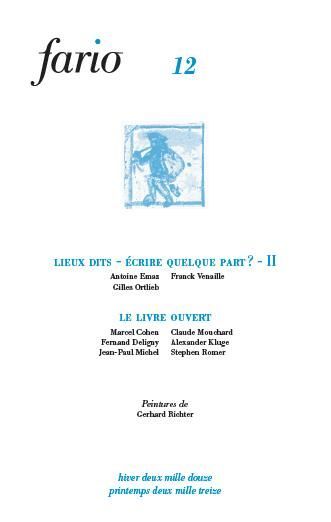 Image de Revue Fario N°12