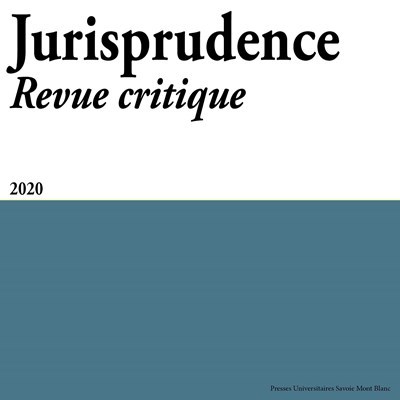 Picture of Jurisprudence - Revue critique - 2020