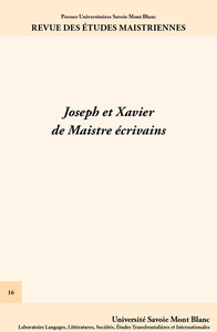 Picture of Revue des études maistriennes, n° 16/2021