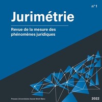 Picture of Jurimétrie - Revue de la mesure des phénomènes juridiques n°1-2022