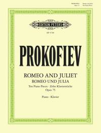 Image de SERGE PROKOFIEFF : ROMEO AND JULIET OP.75 - 10 PIANO PIECES