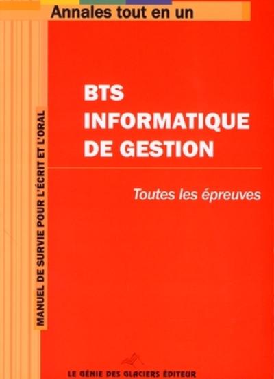 Image de TOUT LE BTS IG -ANNALES TOUT EN UN - FORMAT MEMENTO