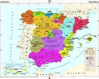 Picture of MAPA MURALA - ESPAINIA FISIKO POLITIKOA 121X97