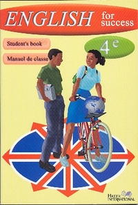 Picture of English for success 4ème