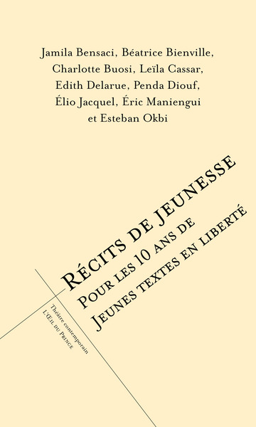 Image de Récits de jeunesse