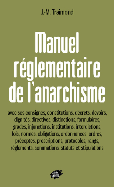 Image de Manuel réglementaire de l’anarchisme