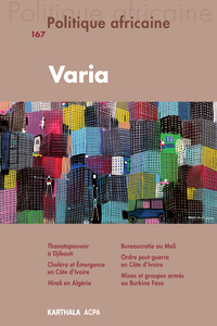 Image de Politique africaine N-167. Varia