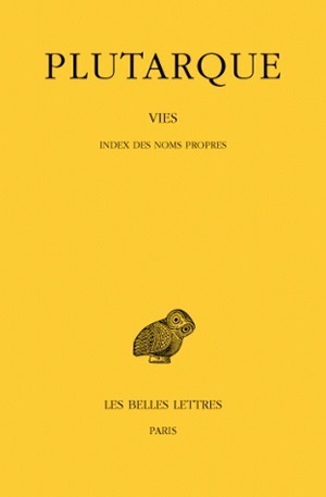 Image de Vies. Tome XVI : Index des noms propres