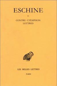 Picture of Discours. Tome II : Contre Ctésiphon - Lettres