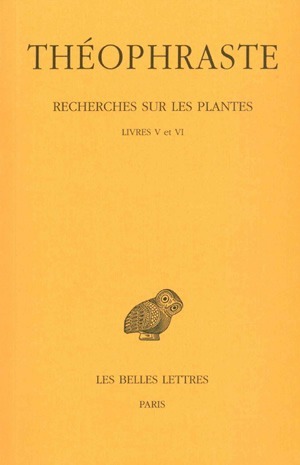 Picture of Recherches sur les plantes. Tome III : Livres V - VI