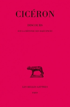 Picture of Discours. Tome XIII, 2e partie : Sur la réponse des haruspices