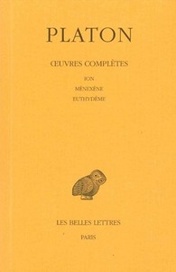 Image de Œuvres complètes. Tome V, 1re partie: Ion - Ménexène - Euthydème