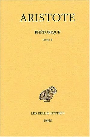 Picture of Rhétorique. Tome II: Livre II