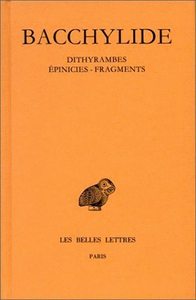 Image de Dithyrambes. - Epinicies. - Fragments