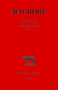 Image de Saturnales. Tome I : Introduction générale. Livre I.