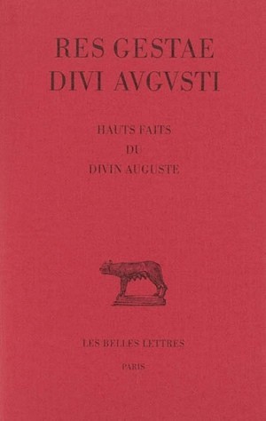Image de Res Gestae divi Augusti. Hauts faits du divin Auguste
