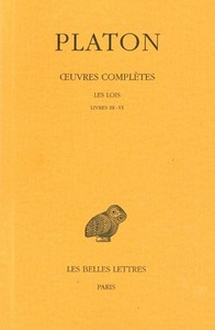 Picture of Œuvres complètes. Tome XI, 2e partie: Les Lois, Livres III-VI