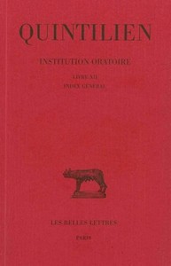 Image de Institution oratoire. Tome VII : Livre XII et Index