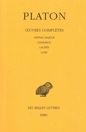 Picture of Œuvres complètes. Tome II: Hippias majeur - Charmide- Lachès - Lysis