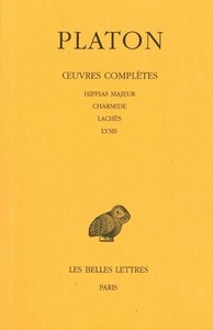 Picture of Œuvres complètes. Tome II: Hippias majeur - Charmide- Lachès - Lysis
