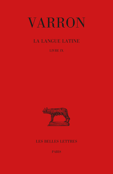 Picture of La Langue latine. Tome V : Livre IX