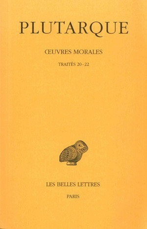 Image de Œuvres morales. Tome V, 1re partie : Traités 20-22